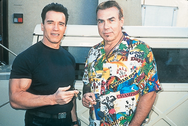 Sven-Ole Thorsen med Arnold