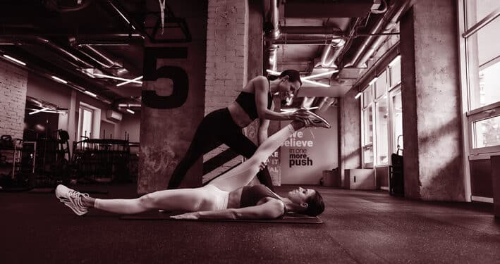 assisterede strækøvelser