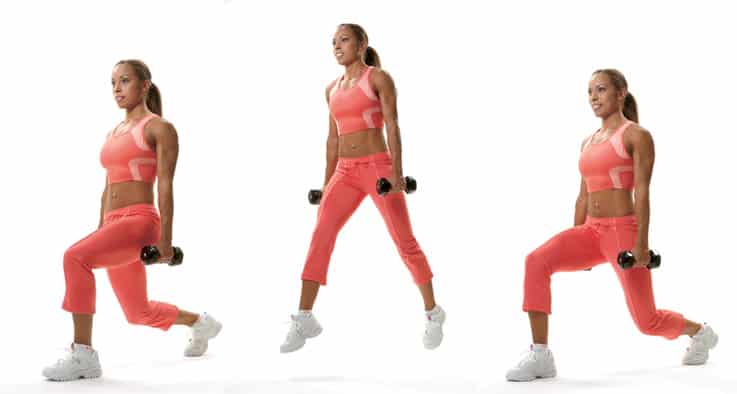 Hjemmetræningsprogram-jumping lunges