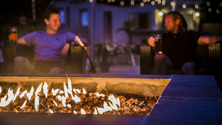 Finca Naundrup - fireplace