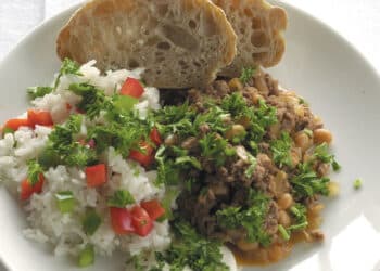 Chilligryde med rissalat