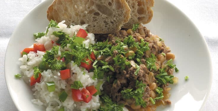 Chilligryde med rissalat