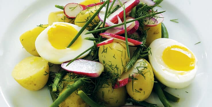 Sommersalat med nye kartofler
