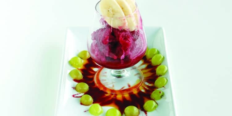 rabarbersorbet