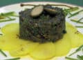 Linser-aubergine kompot