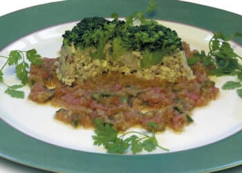 Nøddeterrine med agurk relish