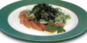 Salat med vilde ris, ugli og