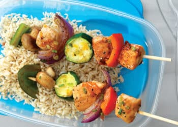 Kyllingespyd med grøntsager