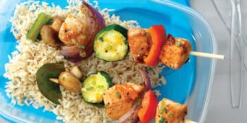 Kyllingespyd med grøntsager