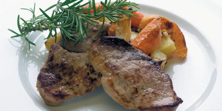 Marinerede svinekoteletter