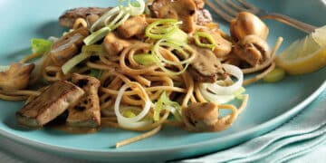 pasta med kalvelever