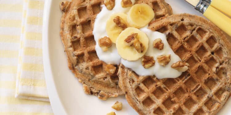 Proteinrige vafler