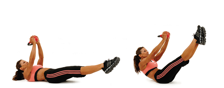 Kettlebell træningsprogram - V-up